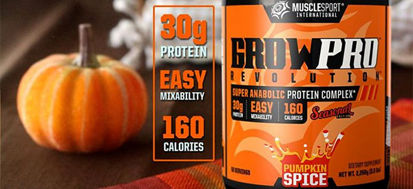 Pumpkin spice GrowPro confirmed as Muscle Sport's mystery supplement