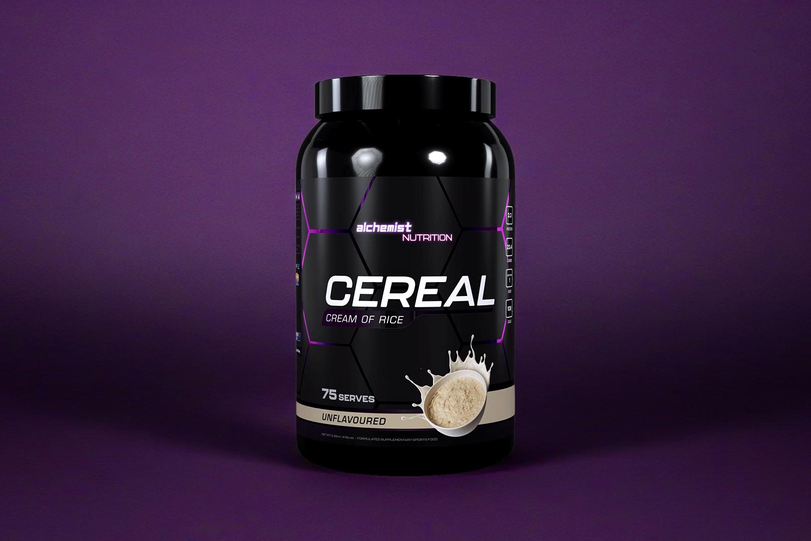 Alchemist Nutrition's Unflavored Cereal cream of rice powder