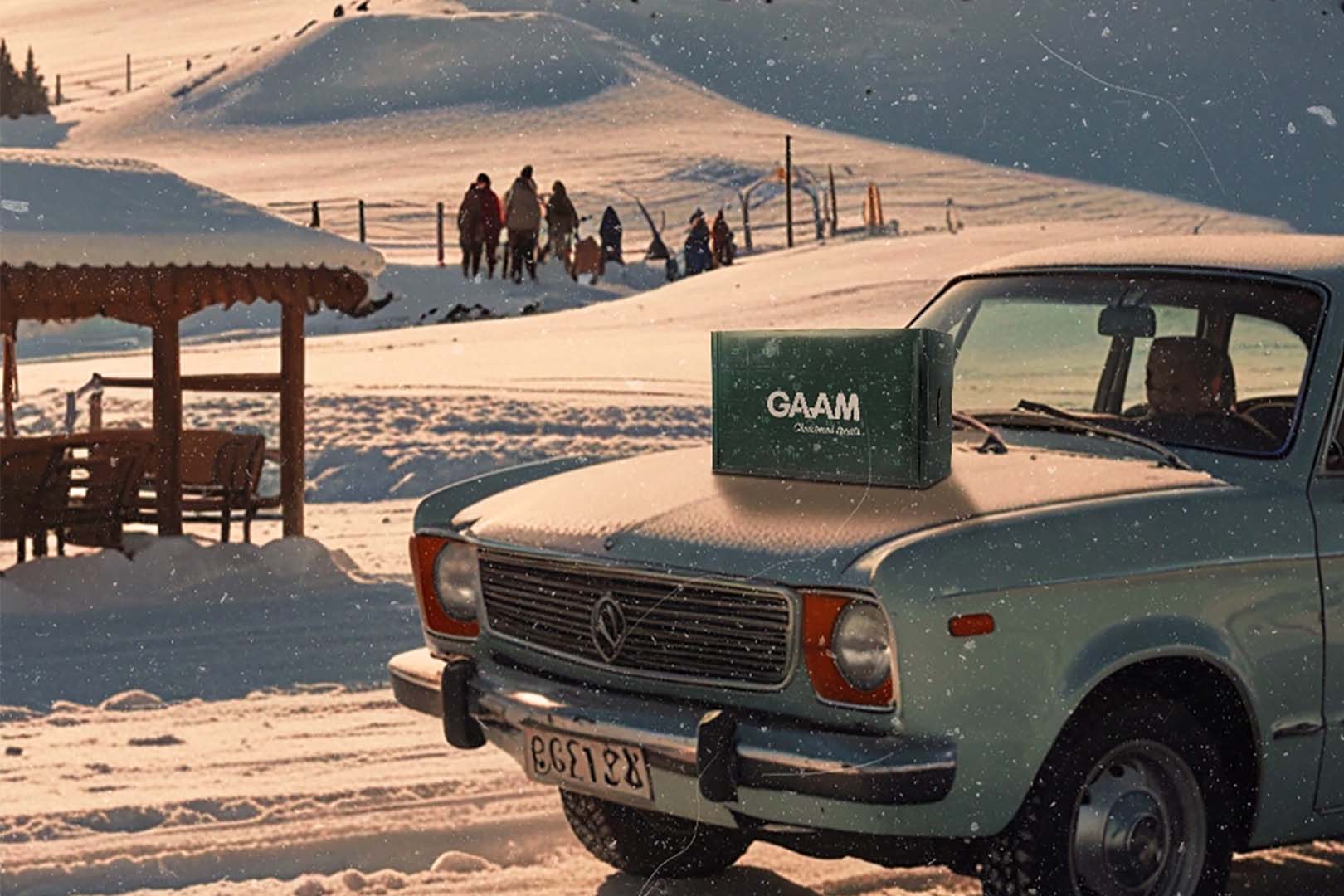 GAAM makes an advent calendar with drinks snacks and supplements