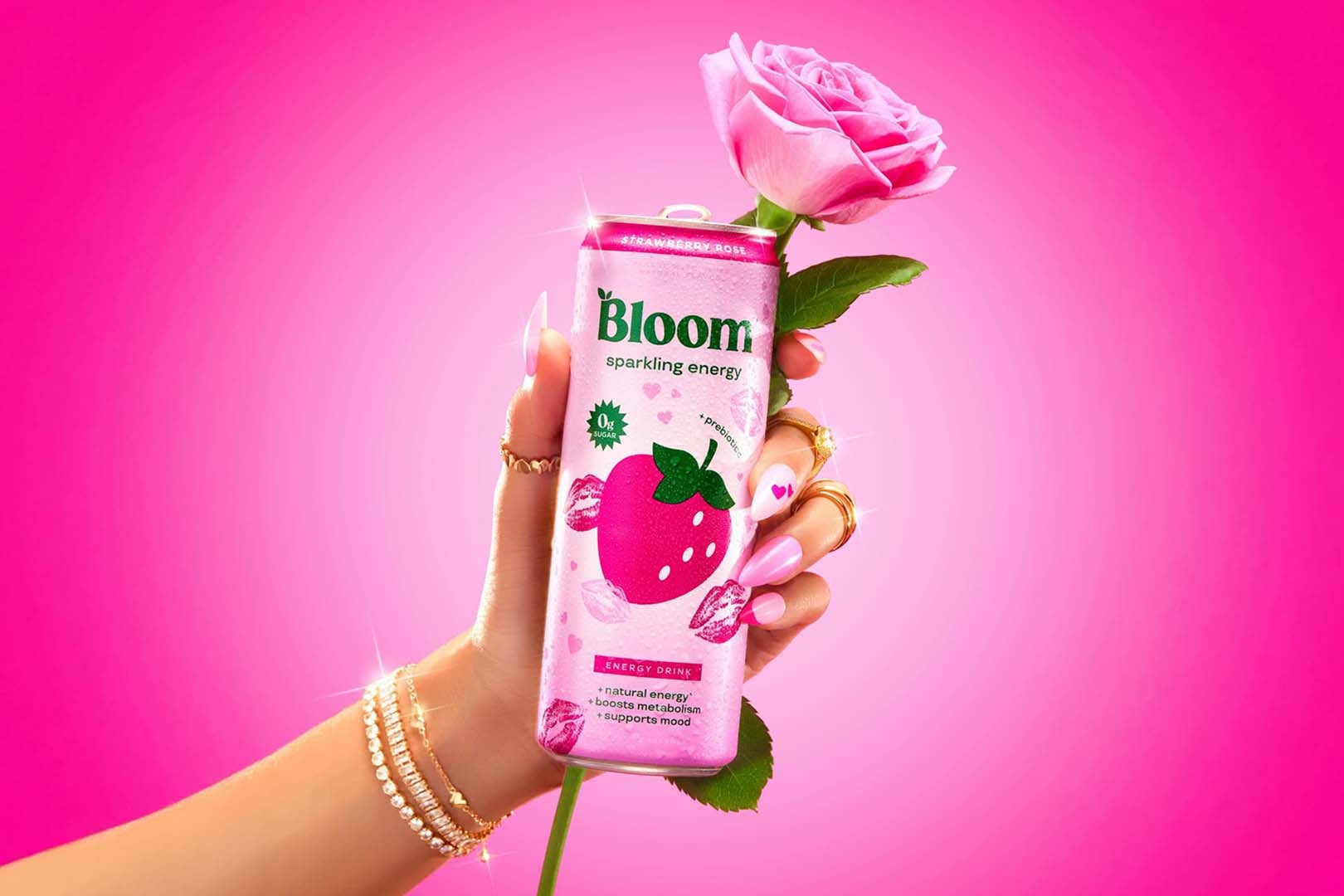 Bloom Nutrition's all-new Glacier Crush Sparkling Energy Drink