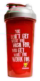BSN 25oz you don't get what you wish for shaker