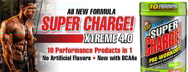 Labrada Nutrition update their pre-workout to Super Charge 4.0 Labrada Nutrition update their pre-workout to Super Charge 4.0