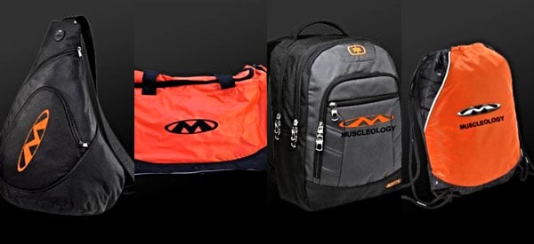 Muscleology movement merchandise bags