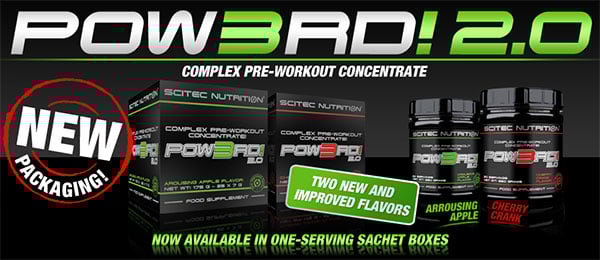 Scitec Nutrition repackage their pre-workout Powr3d Scitec Nutrition repackage their pre-workout Powr3d