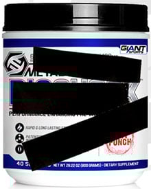 Giant Sports announce their new pre-workout Metabolic Bioshock