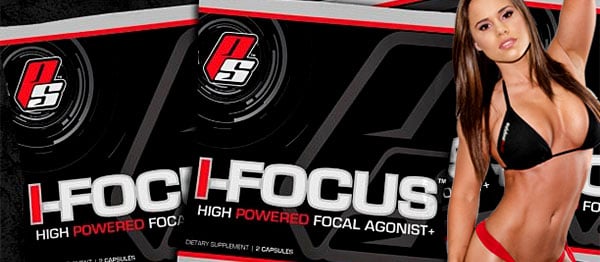 Pro Supps I-Focus samples available and swimsuit pictured