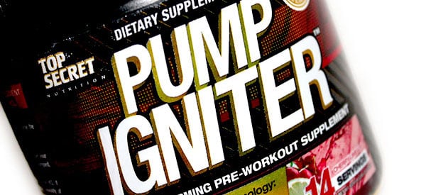 Review of Top Secret Nutrition's Pump Igniter Review of Top Secret Nutrition's Pump Igniter