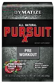 Dymatize trial size versions of their Pursuit Rx supplements Dymatize trial size versions of their Pursuit Rx supplements