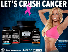 ErgoGenix donating $1 from each Bodybuilding.com sale to American Cancer Society