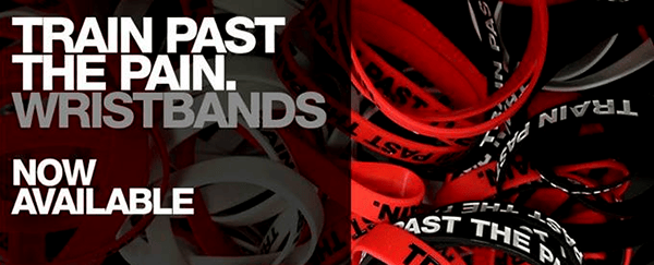 Fusion Bodybuilding release their Train Past the Pain wristbands