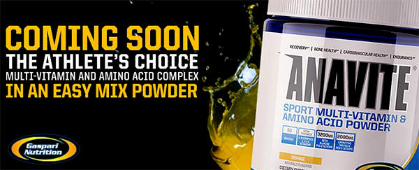 Gaspari Nutrition confirm remaining details for Anavite powder