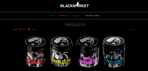 Black Market Labs update their website with a simpler design