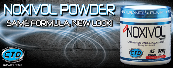 CTD Labs change the packaging of their not so old Noxivol Powder CTD Labs change the packaging of their not so old Noxivol Powder