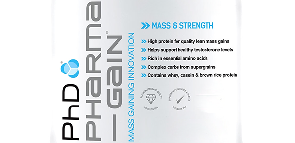 PhD Nutrition make a few modifications to Pharma-Gain