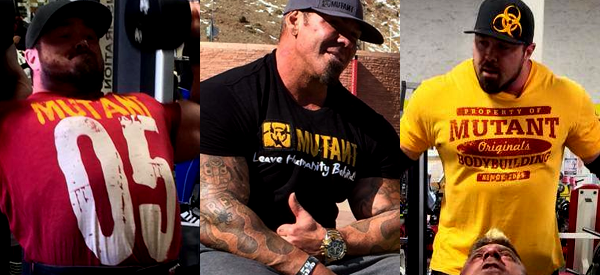 Mutant showing off their new shirts on their athletes Mutant showing off their new shirts on their athletes