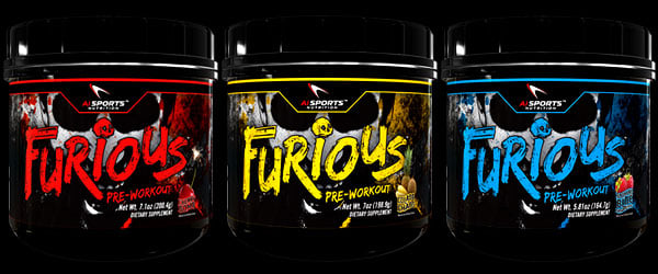 AI Sports confirm flavors for their new pre-workout Furious