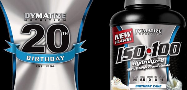 Dymatize confirm a second celebratory ISO 100 flavor with fudge brownie