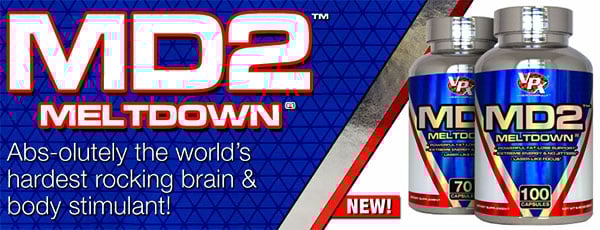 Facts panel for VPX's new weight loss supplement MD2 Meltdown Facts panel for VPX's new weight loss supplement MD2 Meltdown