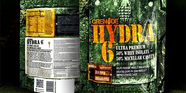 Grenade's first protein powder Hydra 6