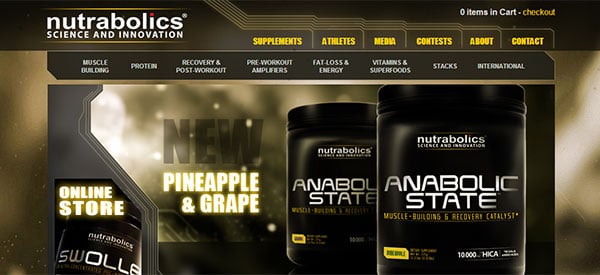 Nutrabolics finally release their updated website