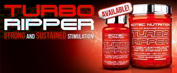 Scitec Nutrition's new weight loss supplement Turbo Ripper
