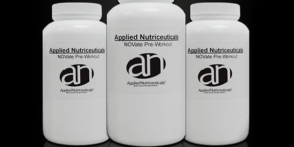 Applied Nutriceuticals preview the Innovation Series formula NOVate pre-workout