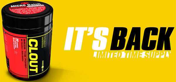 MAN bring back their creatine supplement Clout MAN bring back their creatine supplement Clout