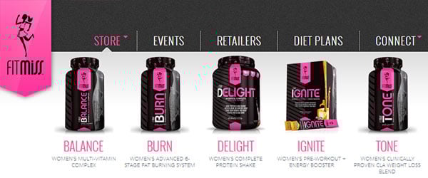 Muscle Pharm drop Fitmiss Cleanse from their website