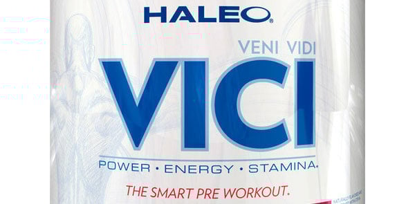 Facts panel for Haleo's smart pre-workout Vici now available