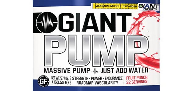 Transparently dosed Giant Pump facts panel revealed Transparently dosed Giant Pump facts panel revealed
