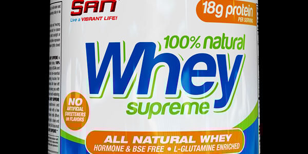 SAN Nutrition launch their all natural protien solution 100% Natural Whey Supreme