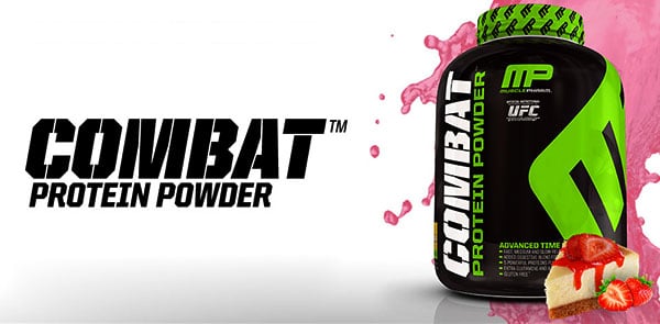 Muscle Pharm's strawberry cheesecake Combat exclusive to Bodybuilding.com Muscle Pharm's strawberry cheesecake Combat exclusive to Bodybuilding.com