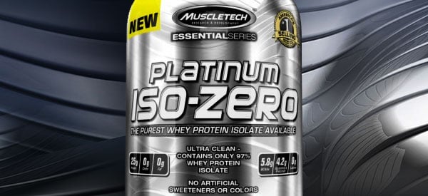 Muscletech reveal 20th Essential Series supplement Platinum ISO-Zero
