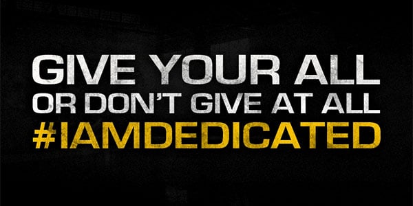 Go in the draw to win our new number one pre-workout Dedicated Unstoppable