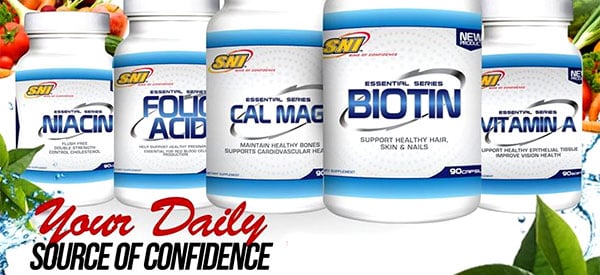 SNI show off their 10 vitamin formulas from their Essential Series SNI show off their 10 vitamin formulas from their Essential Series