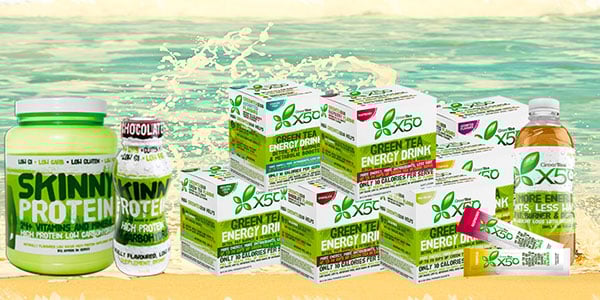 Green Tea x50 pina colada