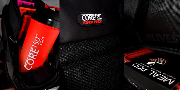 Core 150 going into meal management with the rather unique Stack Pack Core 150 going into meal management with the rather unique Stack Pack