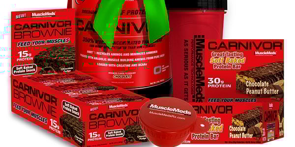 Carnivor Brownie MuscleMeds Stacks perfect for the gym rat in your life this Xmas