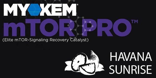Havana Sunrise Myokem's one and only flavor for mTOR Pro