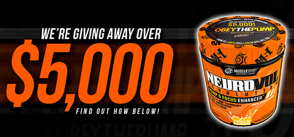 More than $5,000 in prizes to be won in Muscle Sport's #ObeyThePump athlete search