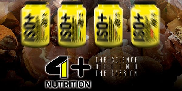 Four more flavors coming to 4+ Nutrition's already very unique ISO+ menu