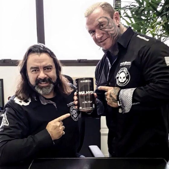 pro supps black skull