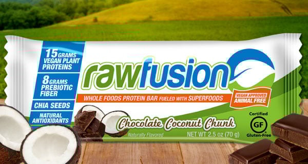 Chocolate Coconut chunk rawfusion bar