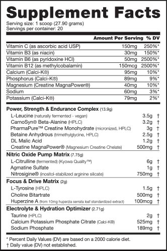 Nutrabio Pre Stim-Free