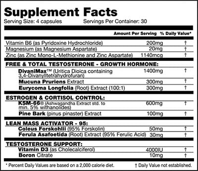Performax Labs Alphamax Label