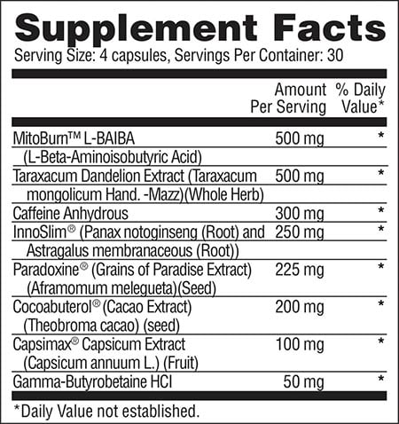 Apollon Nutrition Chaos V4 Label