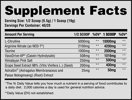Apollon Nutrition Bloodsport 2025 Label