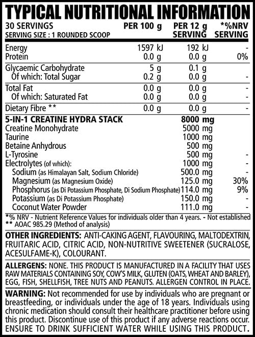 Npl Creatine Hydra Label