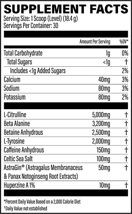 Feral Supplements Feral Sport Label
