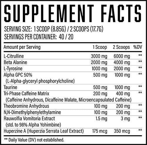 Huge Supplements Wrecked Enraged Label